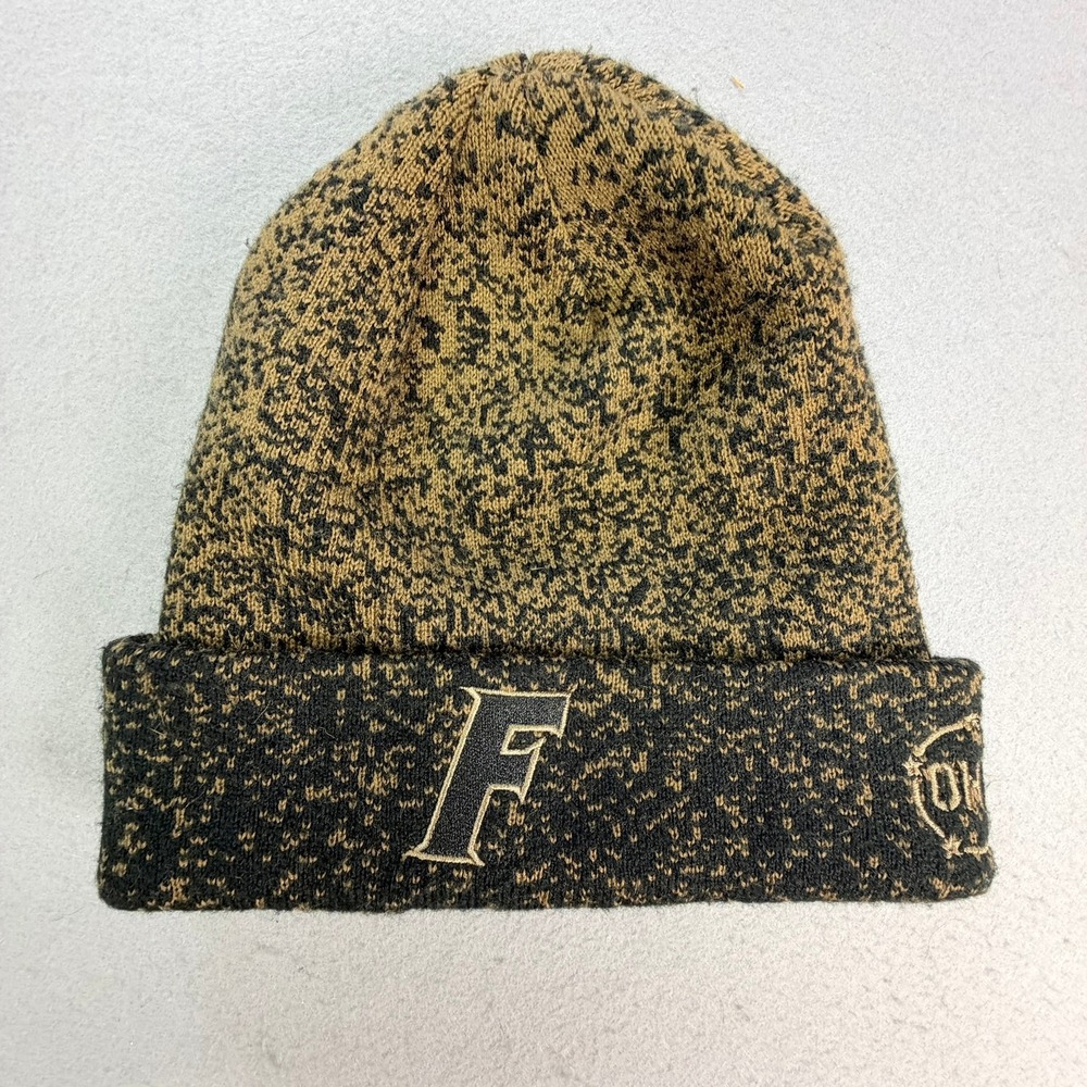 Top of the World Beanie Hat Mens OSFM Brown Black Florida Gators OHT Reversible